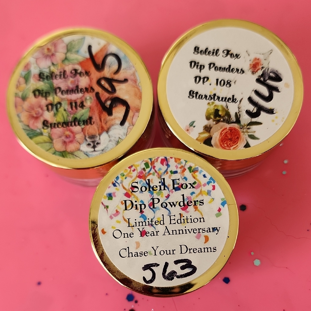 Dip Powders - Succulent, Starstruck, Chase Your Dreams